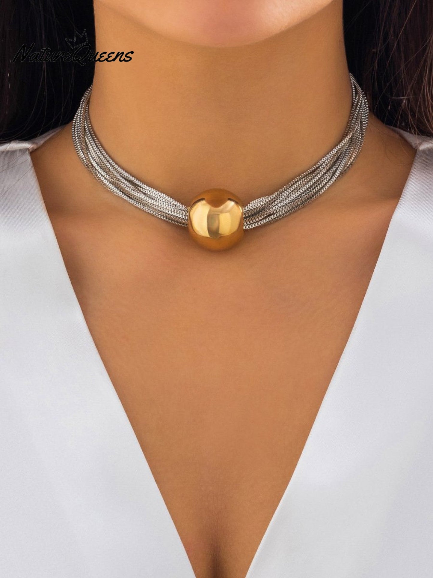 Punk Multi-layered Necklace Bracelet