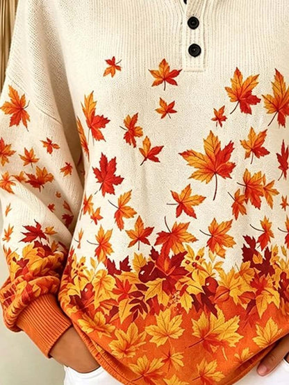 Women's Casual  Print Pullover Sweatshirt