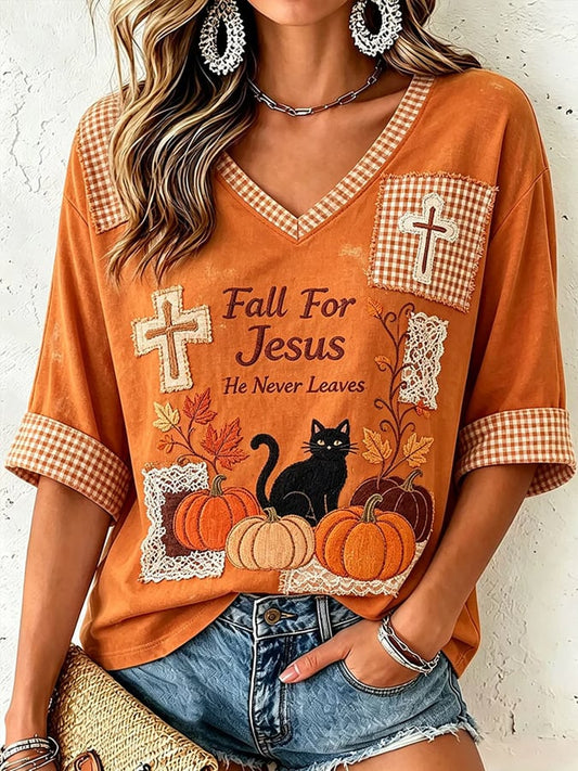 Women's Autumn Animal Series Casual T-shirt