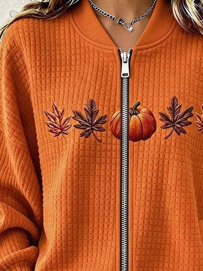 Women'S Casual Autumn Printed Jacket