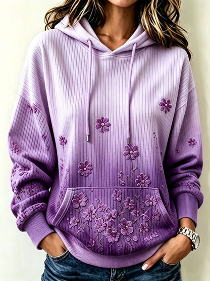 Women's Casual Print Hoodie