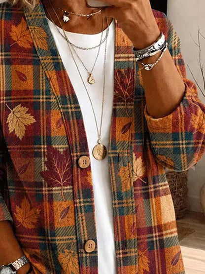Women'S Casual Printed Cardigan