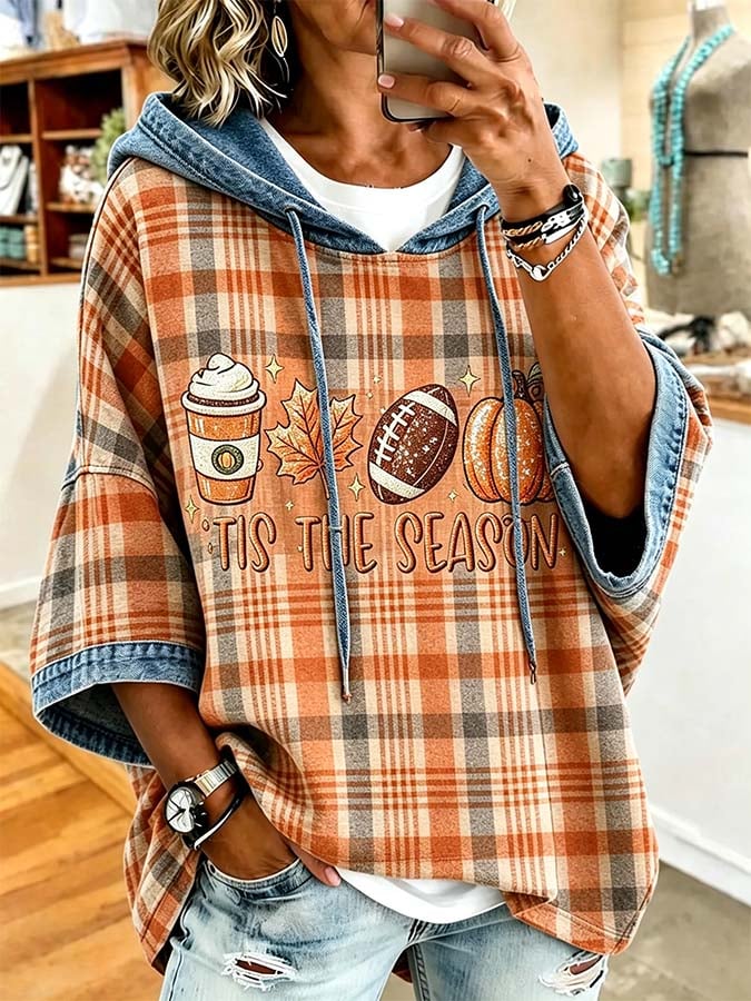 Women'S Casual Pumpkin Print Autumn Top