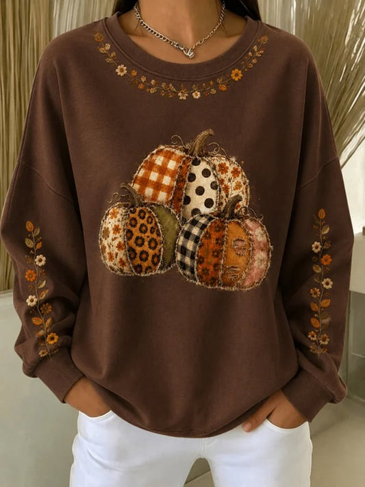 Women'S Casual Printed Sweatshirt