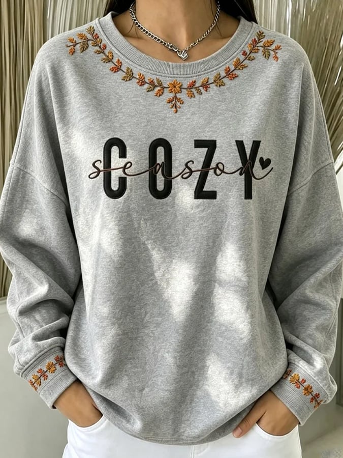 Women'S Casual Printed Sweatshirt