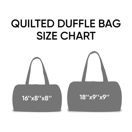 Highland Cow Quilted Duffle Bag GFTOHD9596
