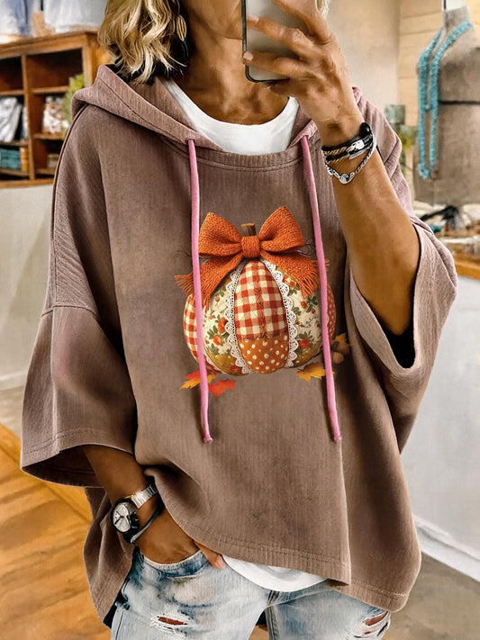 Women's Casual Print Hoodie