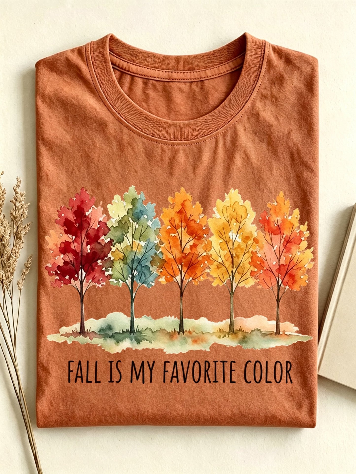 Women's Autumn Print T-Shirt