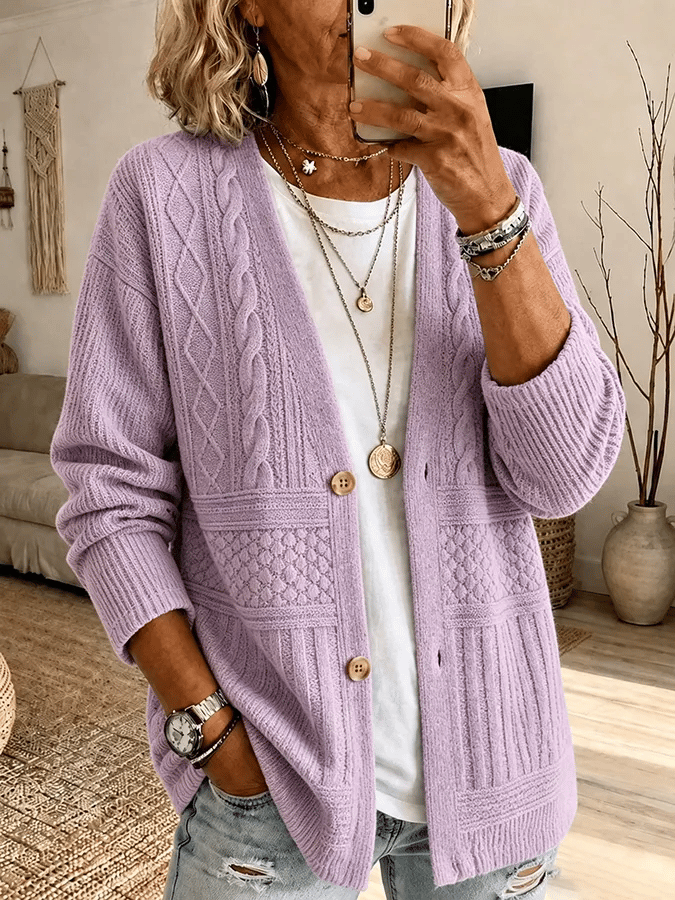 Women'S Casual Printed Cardigan