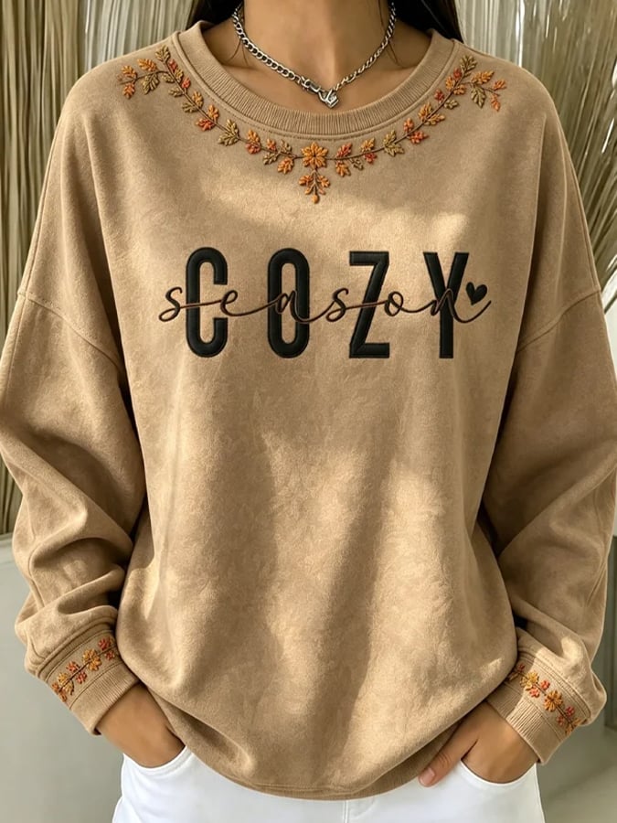 Women'S Casual Printed Sweatshirt