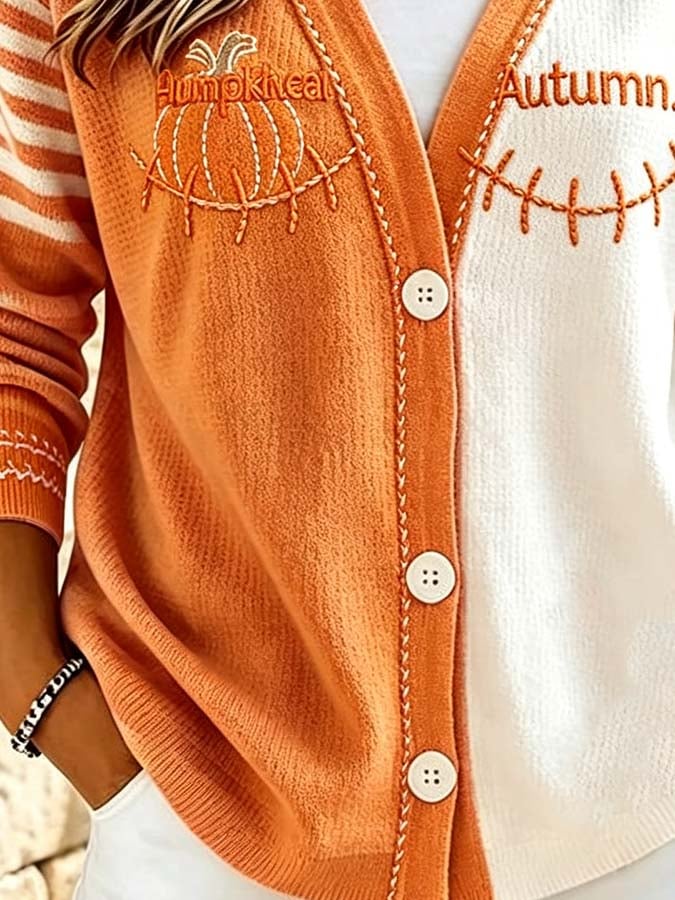 Women'S Casual Autumn Printed Cardigan