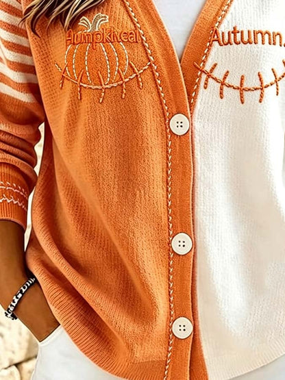 Women'S Casual Autumn Printed Cardigan