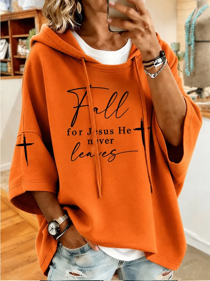 Women's God Is So Good Print Hooded Sweatshirt