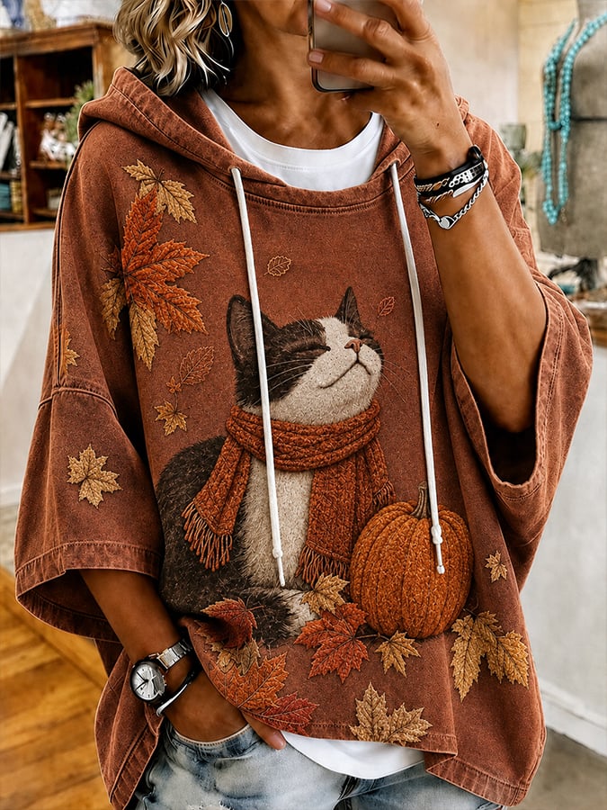 Women'S Casual Autumn Printed Top