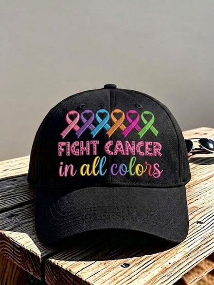 Unisex Cancer Awareness Casual Hat