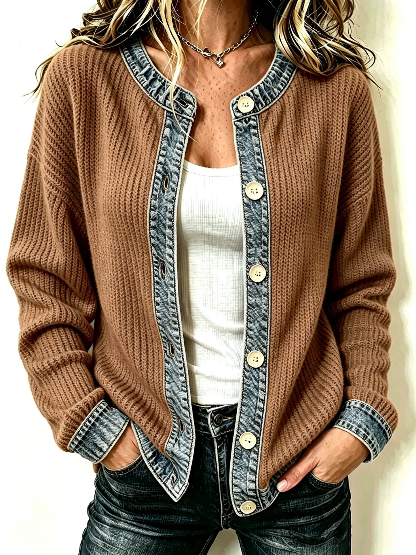 Women's Casual Autumn Knitted Cardigan