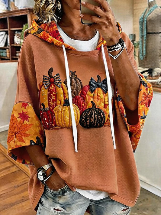 Women's Casual Print Hoodie