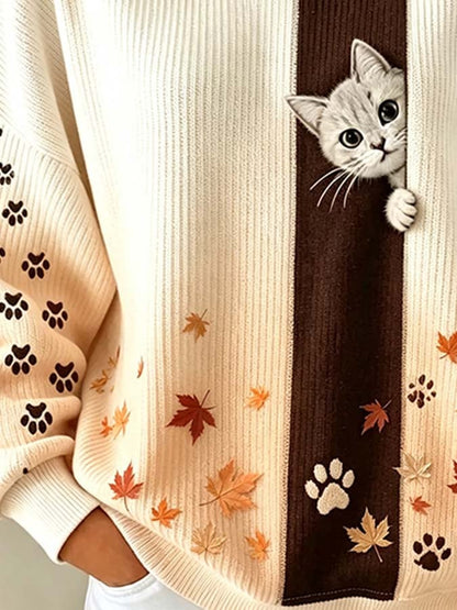 Women'S Casual Printed Sweatshirt
