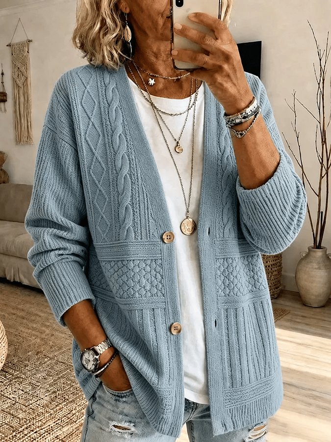 Women'S Casual Printed Cardigan