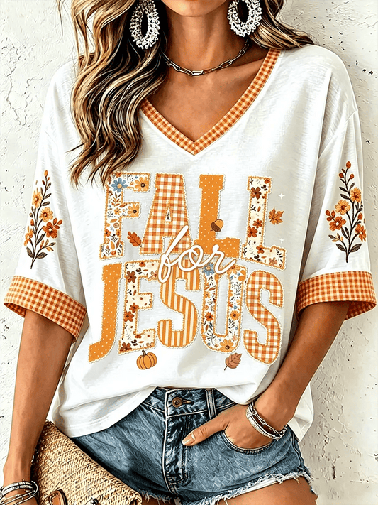 Women's "FALL for JESUS" T-Shirt