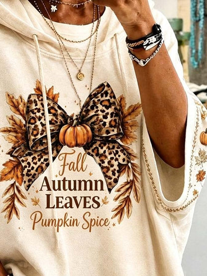 Women'S Casual Pumpkin Print Autumn Top