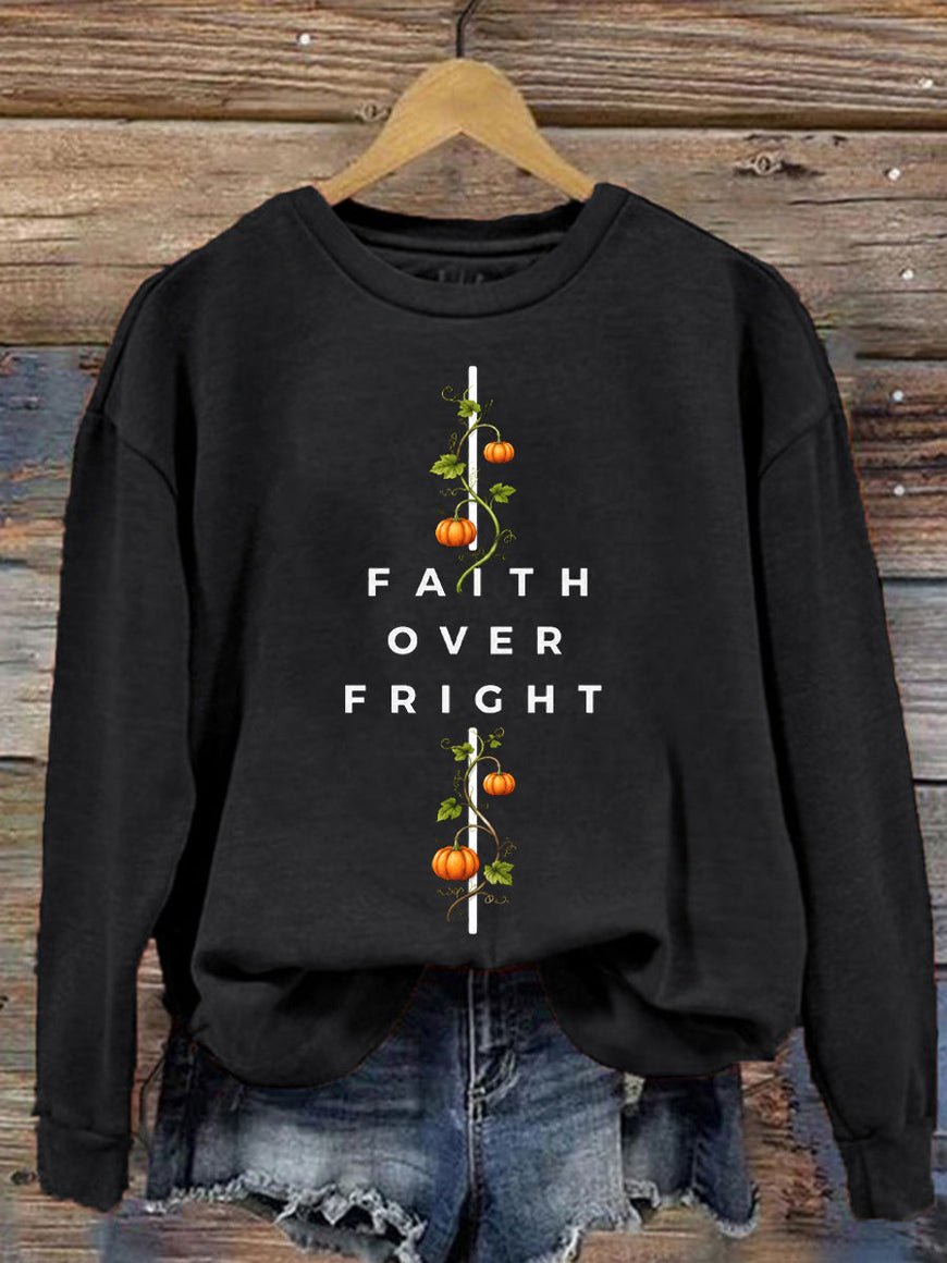 Women Fall Casual Print Sweatshirt
