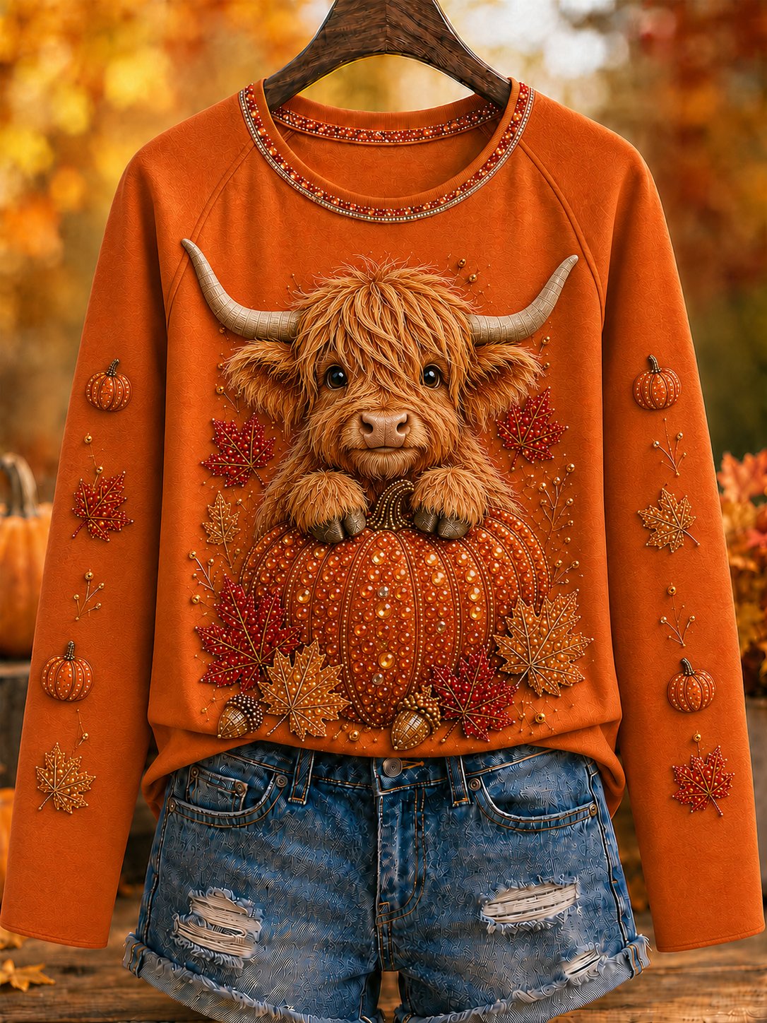 Women's Highland Cow Graphic T-Shirt