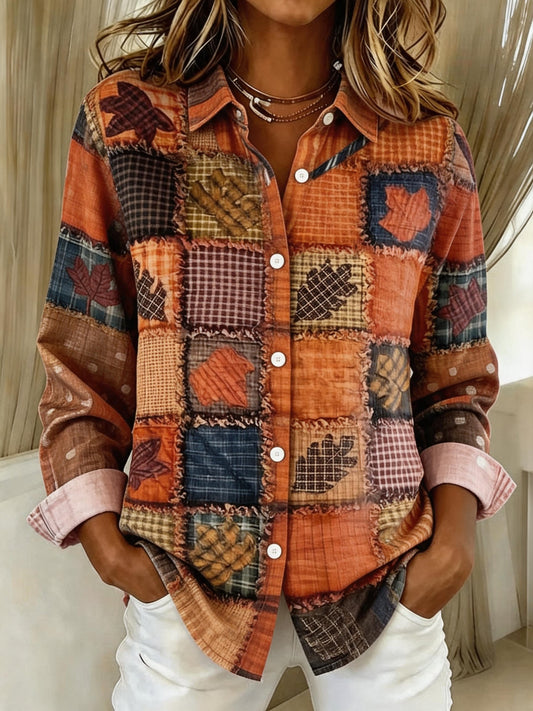 Women'S Casual Loose Printed Shirt