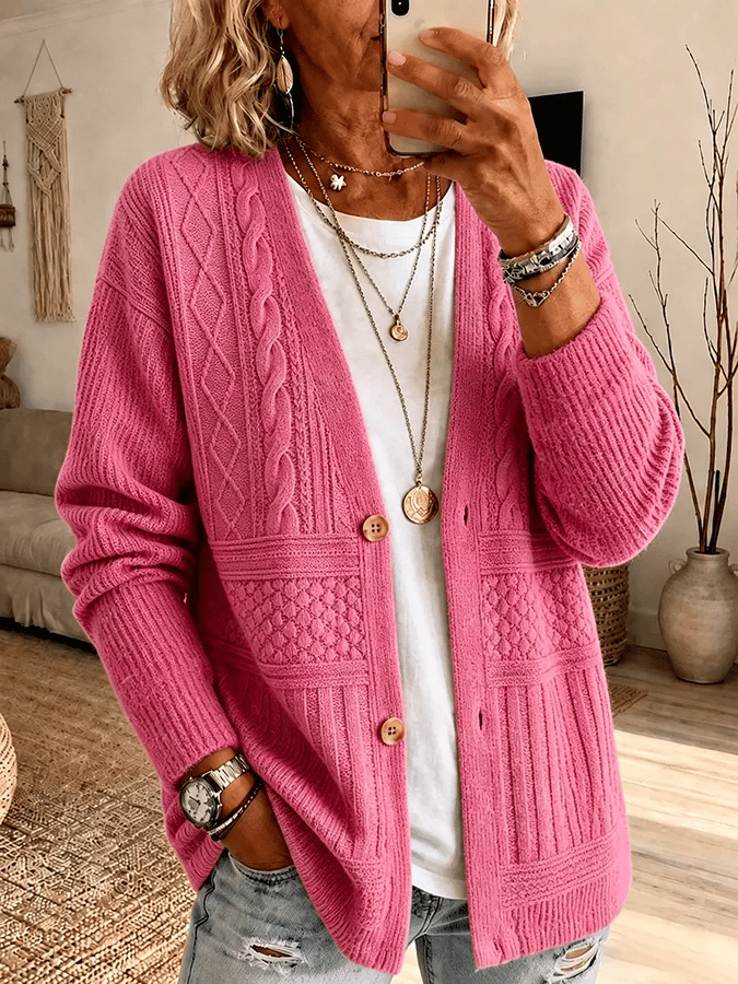 Women'S Casual Printed Cardigan