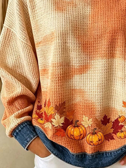 Women'S Casual Autumn Printed Top