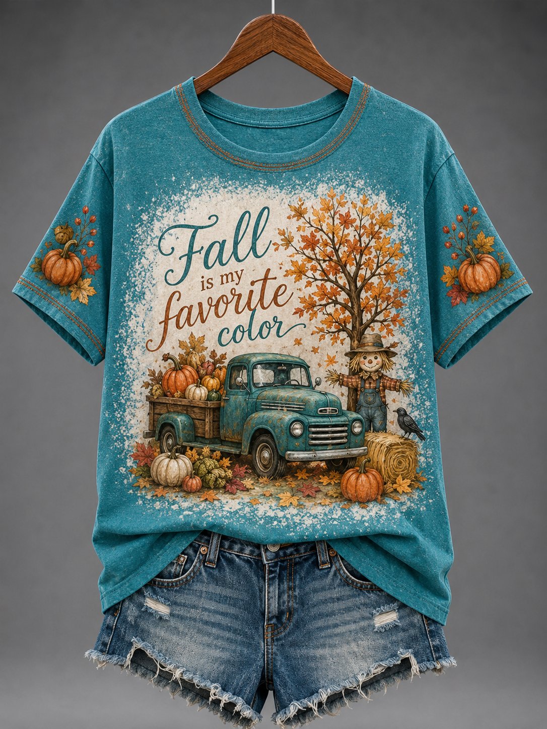 Women's Autumn Printed Casual Top